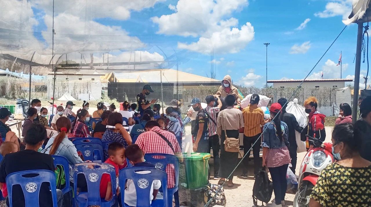 缅甸限制接收从泰国返乡人员数量 致诸多缅甸公民滞留泰方