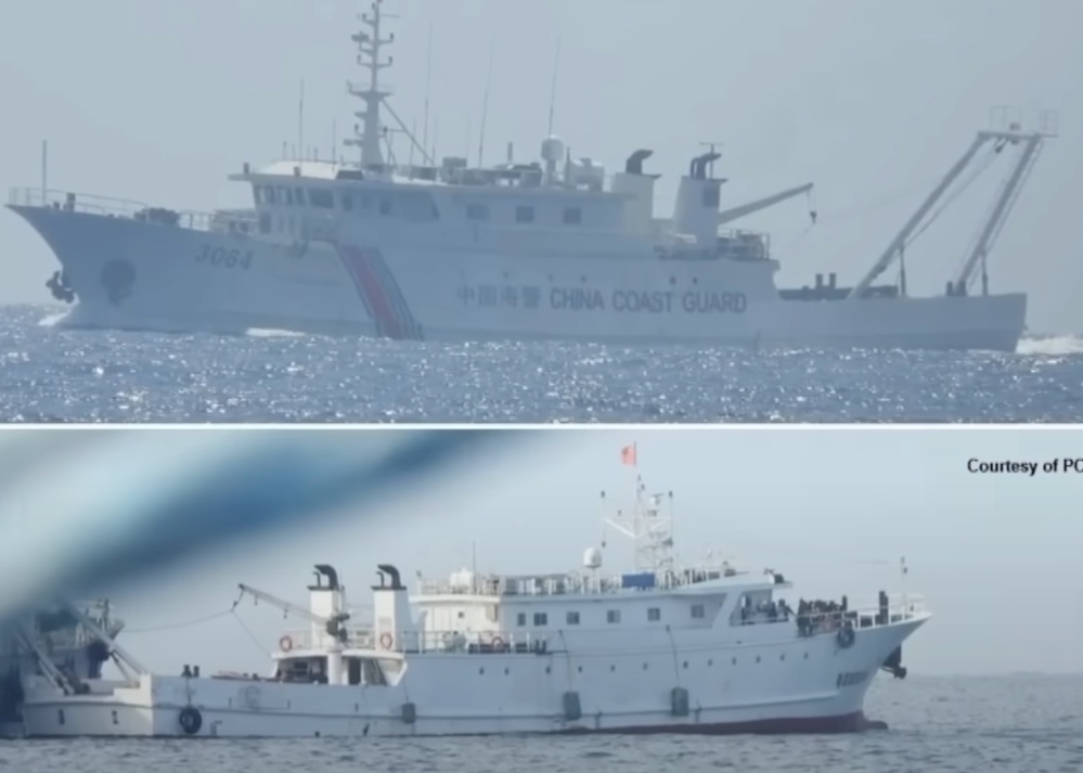 菲律宾海警指控中国民兵船涂漆白色伪装成"中国海警"