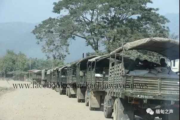 缅甸密支那-密松公路，军方车队遭炸弹袭击