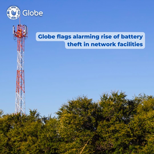 菲律宾电信公司呼吁别再偷窃电塔电池设备