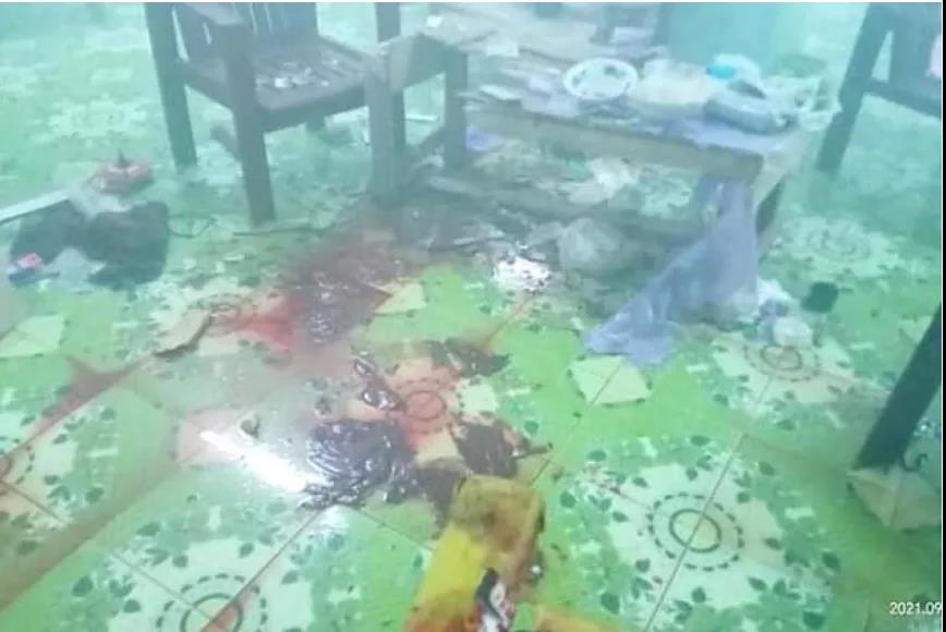 缅甸一男子在寺院学堂自制炸弹，测试时悲剧发生