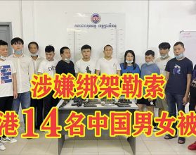 【视频】涉嫌绑架勒索 西港14名中国男女被捕
