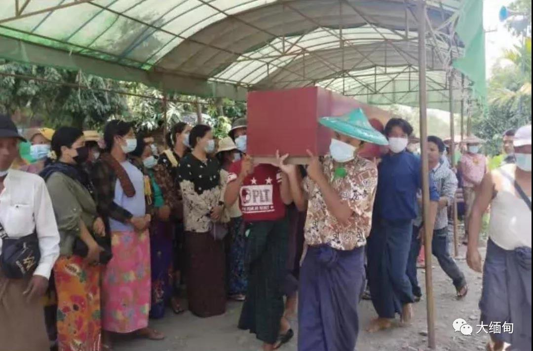 缅甸一名男子被军警抓走不到24小时，因“突发疾病”死亡